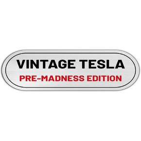 مغنطيس مضاد لـ Elon Vintage Pre Madness - معطف فينيل من Arms Auto Pumper Magnet - Silver White