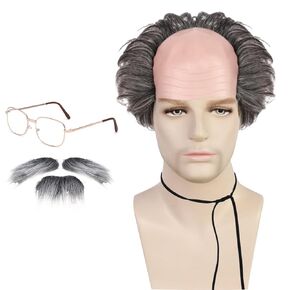 Colonial Women Halloween Victorian Cosplay Costume Wigs Vintage Beehive Girls(Platinum Blonde)