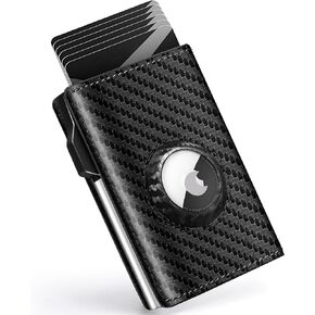 Airtag Wallet RFID Wallet Airtag Wallet Men Credit Card Holder Money Clip & Slim Wallet for Men(No Airtag Included)