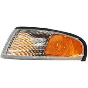 TYC Left Parking Light Lens/Housing Compatible with 1994-1998 Ford Mustang