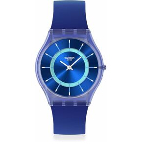 Swatch Unisex Casual Watch Blue Bio-sourced Quartz Jammy Grape Dream