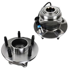 زوج من محمل العجلة الخلفية ومجموعة المحور من Autoround 512229 مناسب لسيارة Chevy Equinox 2005-2006، Saturn Vue 2002-2007، Pontiac Torrent 2006 5 العروة مع ABS