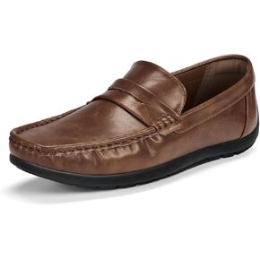 Heez Men's Refeters Slip on Dress Shoes Penny Penny Leather Leather Discal Driving Boat Shoes for Men