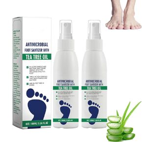 Tea tree oil foot spray，Tea tree oil spray for feet，Clear Foot Sanitizer Spray (1PCS)