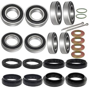 الأختام المحامل الأمامية والخلفية متوافقة مع Yamaha Rhino 450 660 700 YXR450 YXR660 YXR700 2005-2013 OEM# 93106-42800-00 93106-38800-00 93106-38047-00