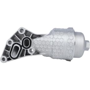 26300-3LAA0 Aluminum Engine Oil Filter Housing Fits for Genesis G80/ Hyundai Genesis/Kia Cadenza Sedona Sorento Telluride 3.3L 3.8L V6 DOHC OE 26300-3LAA0