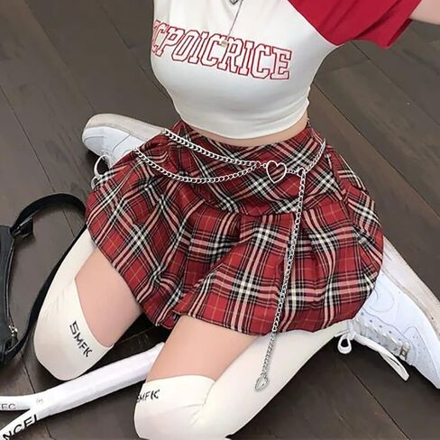 حزام سلسلة الخصر للنساء الأزياء متعددة الطبقات حزام y2k على طراز قلب محيطات جسم الجسد لللباس in Kuwait