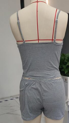 Women Sexy 2 Piece Pajama Set Cute Pj Sets Floral Print Lace Trim Cami Tank Top Shorts Teen Girls Sleepwear in Saudi Arabia