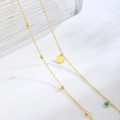 2PCS Gold Silver Waist Chain Adjustable Layered Belly Chain Body Chain Jewelry for Women Sexy Bikini Beach Boho Pearl Beaded Cuban Satellite Waist Chains in Kuwait