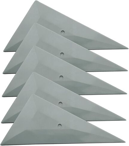 5pcs Triangle Contour Squeegee Window Window Tint - Small Squeegee Card Scriper Vinyl Wrap Tool Kit - Corner Squeegee Window Tint Squeegee لتركيب فيلم "رمادي) للتثبيت (رمادي) in Kuwait