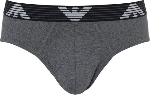 Emporio Armani Men's Textured Logo Band Brief in Saudi Arabia