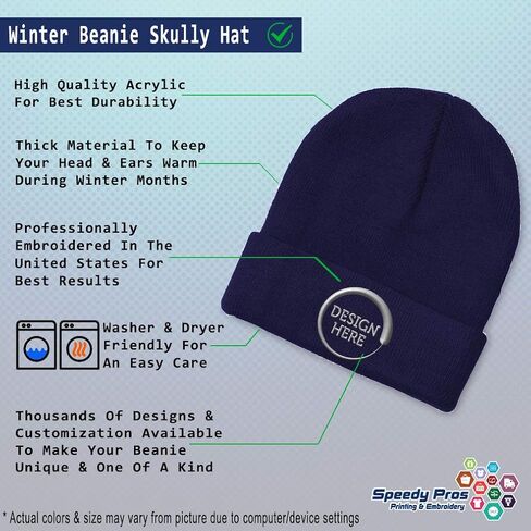 Custom Beanies for Men Gator Florida Swamp Embroidery Winter Hats for Women Acrylic Skull Cap 1 Size in Saudi Arabia