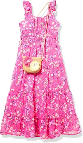 Speechless Girls' Flutter Sleeve Chiffon Maxi Dress in Saudi Arabia