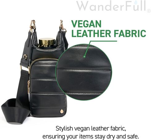 Original HydroBag | Oprah’s Favorite Things 2024 | Vegan Leather Water Bottle Holder w/Strap Bundle in Saudi Arabia