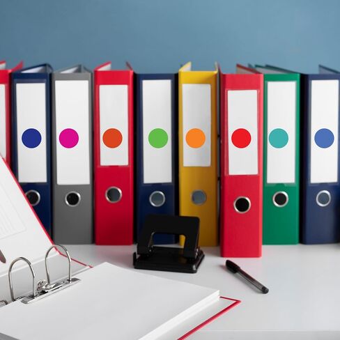 4000 قطعة من الملصقات الملونة المنقطة - ملصقات مستديرة مشفرة مقاس 3/4 بوصة للتنظيم في المكتب أو الفصل الدراسي أو المناسبات التعليمية المنزلية ومبيعات المرآب والمزيد - ملصقات ملصقات منقطة. in Kuwait
