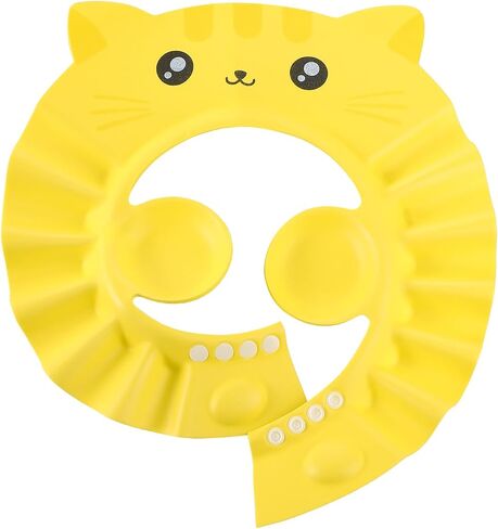 Baby Shampoo Cap Waterproof Baby Shower Cap Adjustable Bathing Cap Visor Hat with Ear Muffler for Baby Toddler Infants Kids in Saudi Arabia