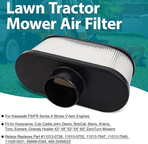 2 Pack 11013-0752 11013-0726 Air Filter 11013-7046 Pre Filter for Kawasaki FR691V FR651V FR730V FS481V FS541V FS600V FS651V FS691V FS730V 4-Stroke Cycle Engines in Saudi Arabia