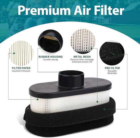 2 Pack 11013-0752 11013-0726 Air Filter 11013-7046 Pre Filter for Kawasaki FR691V FR651V FR730V FS481V FS541V FS600V FS651V FS691V FS730V 4-Stroke Cycle Engines in Saudi Arabia