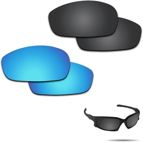 Anti-saltwater Polarized Replacement Lenses for Oakley Split Jacket 2 Pairs Pack in Kuwait