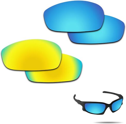 Anti-saltwater Polarized Replacement Lenses for Oakley Split Jacket 2 Pairs Pack in Kuwait