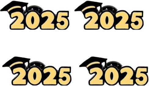 2025 Graduation Brooch Pin Graduation Cap Enamel Badges Class of 2025 Graduation Pins Last Day of School Teacher Students Graduation Gifts in Saudi Arabia
