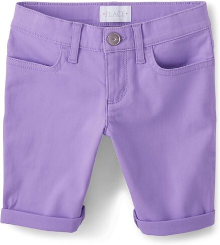 The Children's Place Girls' Denim Skimmer Shorts in Saudi Arabia
