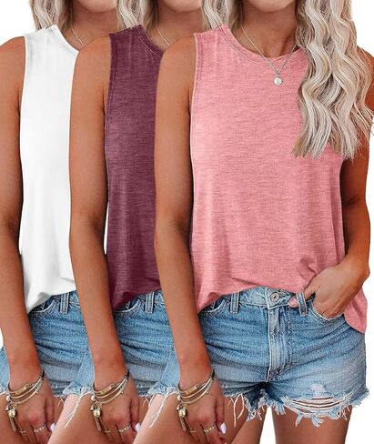 Bliwov المرأة الصيف لطيف تانك القمم متأنق تجريب عادية بلا أكمام للمرأة العصرية 2024 الخروج الملابس in Kuwait