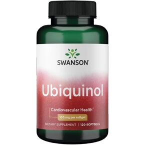 Swanson Ubiquinol 100 Milligrams 120 Sgels