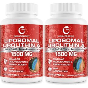 urolithin A 1500mg مكمل (زجاجة 2)