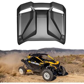 قمة سقف صلبة لـ Can-Am Maverick R 2024+ ، البولي إيثيلين متينة سقف شمسي ثنائي القطع من أجل Can Maverick R X RS 2024 2025 ، استبدل #705015973 ، 705015974