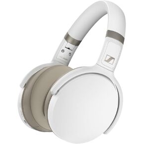 Sennheiser Consumer Audio HD 450BT Bluetooth 5.0 Wireless Headphone with Active Noise Cancellation - 30-Hour Battery Life, USB-C Fast Charging, Virtual Assistant Button, Foldable - White