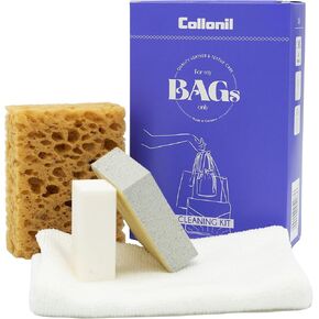 MyBags Clean Kit by Collonil - Complete Handbag Care and Cleaning Kit - تشمل قفازًا صغيرًا وإسفنج التنظيف