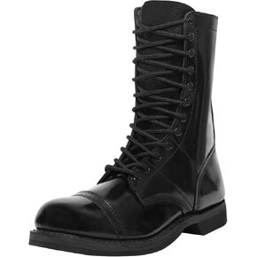 Rothco Leather Jump Boots - 10 Inch - High-Ankle Support and Impact Absorption