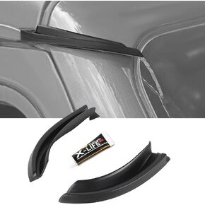 CheroCar Fit for Jeep Wrangler JL Accessories Rain Gutter Extensions, Roof Hardtop Rain Groove Diverter, Rainwater Deflector Compatible with Wrangler JL/Gladiator JT 2018-2025 Exterior Accessories