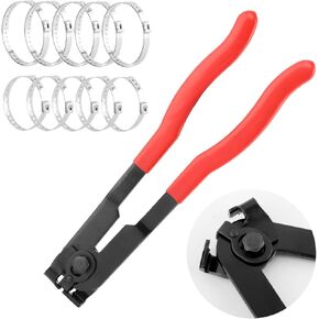 أداة مشبك التمهيد Calidaka CV ، 10pcs CV Boot Clamps ، قابلة للتعديل ، لمعظم السيارات والشاحنات وسيارات الدفع الرباعي