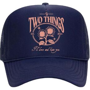 Unisex's Standard Official Merch Two Things Hat, Navy, OS