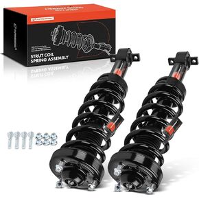 A-Premium Front Pair (2) Complete Strut and Coil Spring Assembly Compatible with Ford Expedition & Lincoln Navigator, 2014 2015 2016 2017, 4WD, Driver and Passenger Side, Replace# 28920885