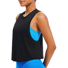 joyspels ice ice silk crop incout tops for women Quick Drylessless Sould Louge Fit Thoudtic قمصان الجري