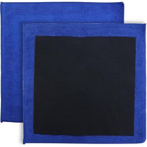 BOXOB 2pcs Clay Bar Towel, 11.81x11.81in Fine Grade Microfiber Detailing Towels Clay Bar Alternative for Auto Detailing Car Cleaning & Decontamination