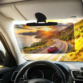 Sun Visor Extender for Car Visor Extender Sun Blocker with Polarized Glare Protection Safe Driving Accessories Extender Universal UV-Filtering Protection