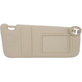 Left Driver Side Sun Visor متوافق مع Toyota Venza 2009-2016 Sun Shade Replacement 743200T021A1 Color: Beige