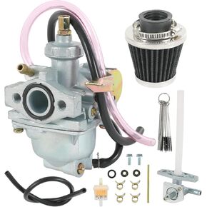 استبدال المكربن ​​لـ Honda CRF50F XR50R Z50A Z50R 1972-2005 ، تشمل مرشح الهواء ، مرشح الوقود ، الوقود petcock