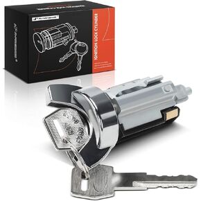 أسطوانة قفل الإشعال A-Premium مع مفتاحين متوافقان مع مركبات Ford و Lincoln & Mercury-F-150 F-250 F-350 E-150 E-25