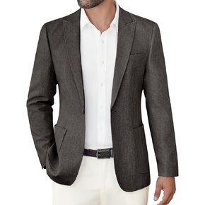 COOFANDY Men's Casual Blazer Suit Jackets Slim Fit One Button Sports Coat with Pockets