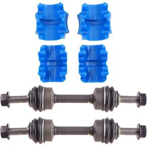 TRQ Front Supension Kit Sway Bar Brating Set Sway Bar Bar Link متوافق مع 2009-2014 Ford F-150