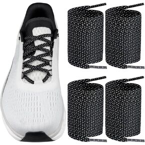 2 Pairs Shoe Laces for ON CloudMonster,7MM Flat Shoelaces Replacement Women Men Sneakers Strings