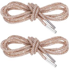 uxcell Rhinestone Shoe Laces Bling Crystal Drawstring Cords for Sneakers