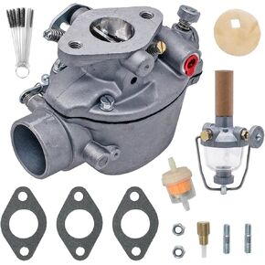 8N9510C Carburetor Fit for Ford Tractor 8n 9n 2n Marvel Schebler TSX33 TSX241A TSX241B TSX241C مع 2NAA9155B PUENT PORMANT
