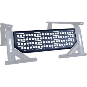 Yakima Overhaul Short Versatile Powder Coated Aluminum Molle Side Panel with Universal Grid and Slot Pattern for Overhaul HD, Silver