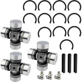 3 x Front & Rear Prop Shaft U-Joint for Polaris RZR 900 1000 2011-2023 General 1000 2016-2017 Ranger 1000 Diesel Crew 2015-2018 3235616 3235500 3260104 2202015 2203703